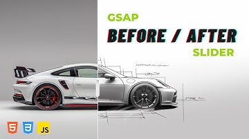 GSAP Before & After Slider: Draggable Tutorial (2025) 🎬✨