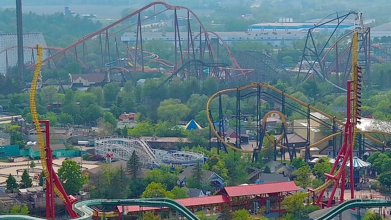Flash Vertical Velocity Drone Footage 4K 60fps Six Flags Great America flash-vertical-velocity-drone-footage-4k-60fps-six-flags-great-america