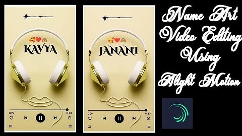 Name Art Video Editing 🥰 Tutorial in Tamil 💯 Alight Motion Video ❤️ Instagram Trending Video Edit 😉