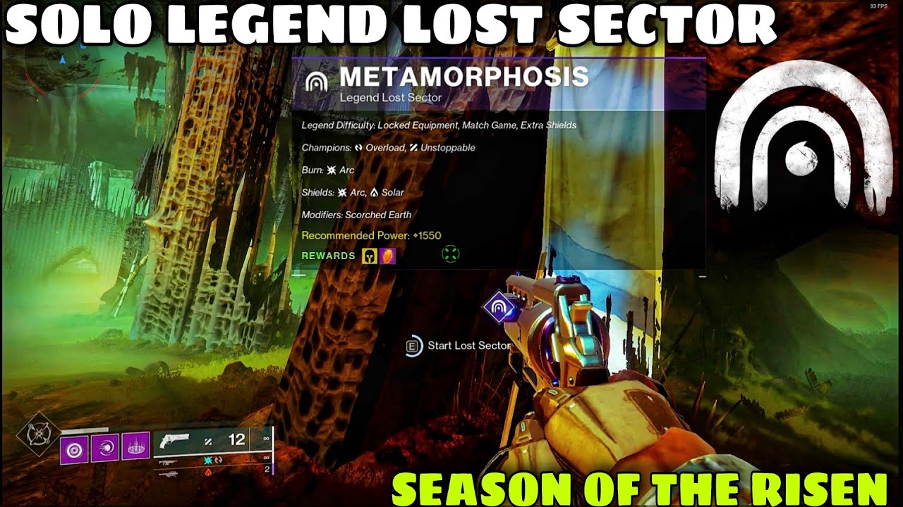 METAMORPHOSIS Legend Lost Sector || Season of the Risen [Destiny 2]