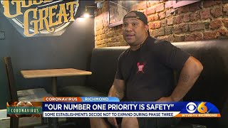 Some Virginia restaurants opt to stay in Phase 2