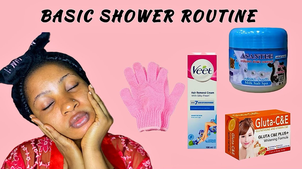 MY SHOWER ROUTINE FOR SOFT GLOWY SKIN #glowyskin #showerroutine # ...