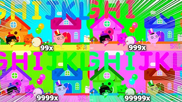 Super Simple ABCs Song Speeding Up Intro Logo at 999999x Speed Klasky Csupo Effects! | Combined