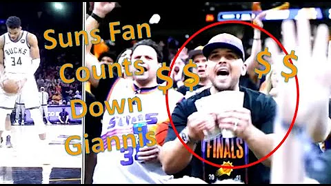 Suns Money Fan Counts Down Giannis Free Throw