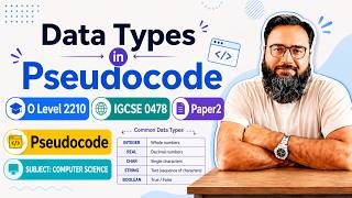 DATA TYPES O-Level 2210 IGCSE 0478