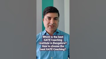 Where is the Best Gate Coaching Institute in Bangalore? #gate2026 #gatecoaching #gatecoachingonline