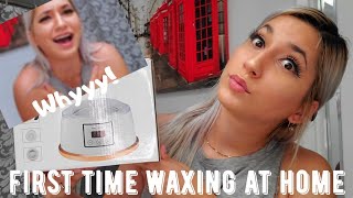 Waxing at  home for the first time || Easkep Amazon Wax Kit Review. First Impression Beginner Waxing
