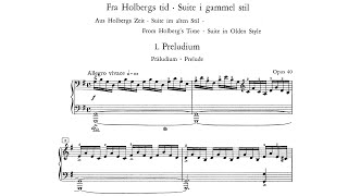 Edvard Grieg - Holberg Suite (Piano), op. 40 [With score]