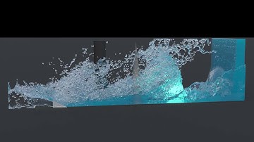 Flip Fluids Whitewater Render in Blender 2.83