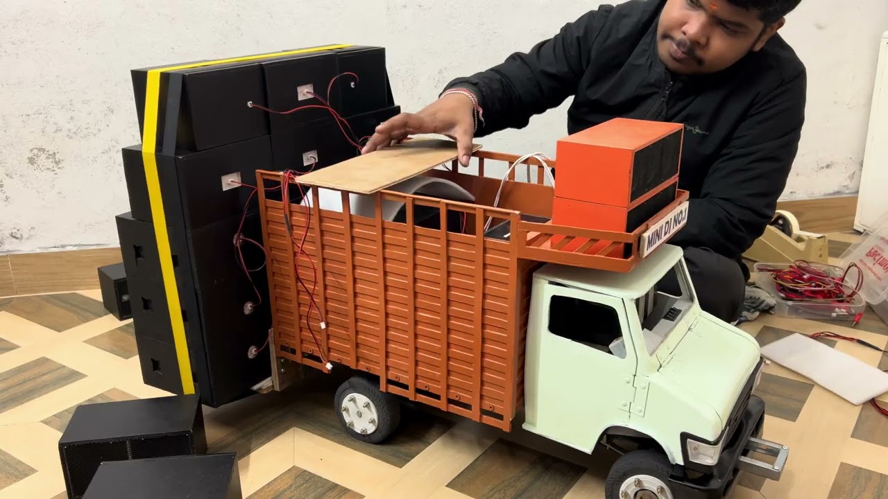 Mini dj new Tata 407 New Year setup 15 bass