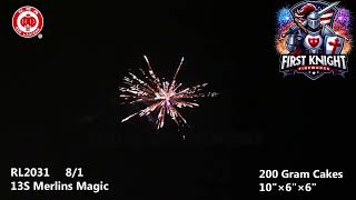 Merlins Magic 13 shot 200 gram cake by Red Lantern