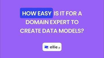 How Easy is it for a Domain Expert to Create Data Models?