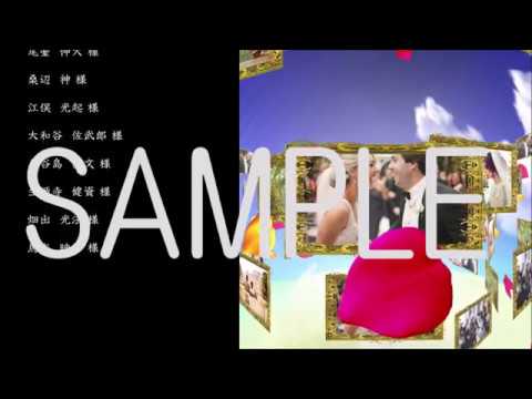 結婚式エンドロール動画 Template001