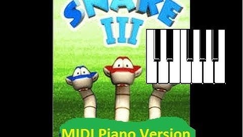Snake III 3D - Main Theme Java-MIDI Piano Version