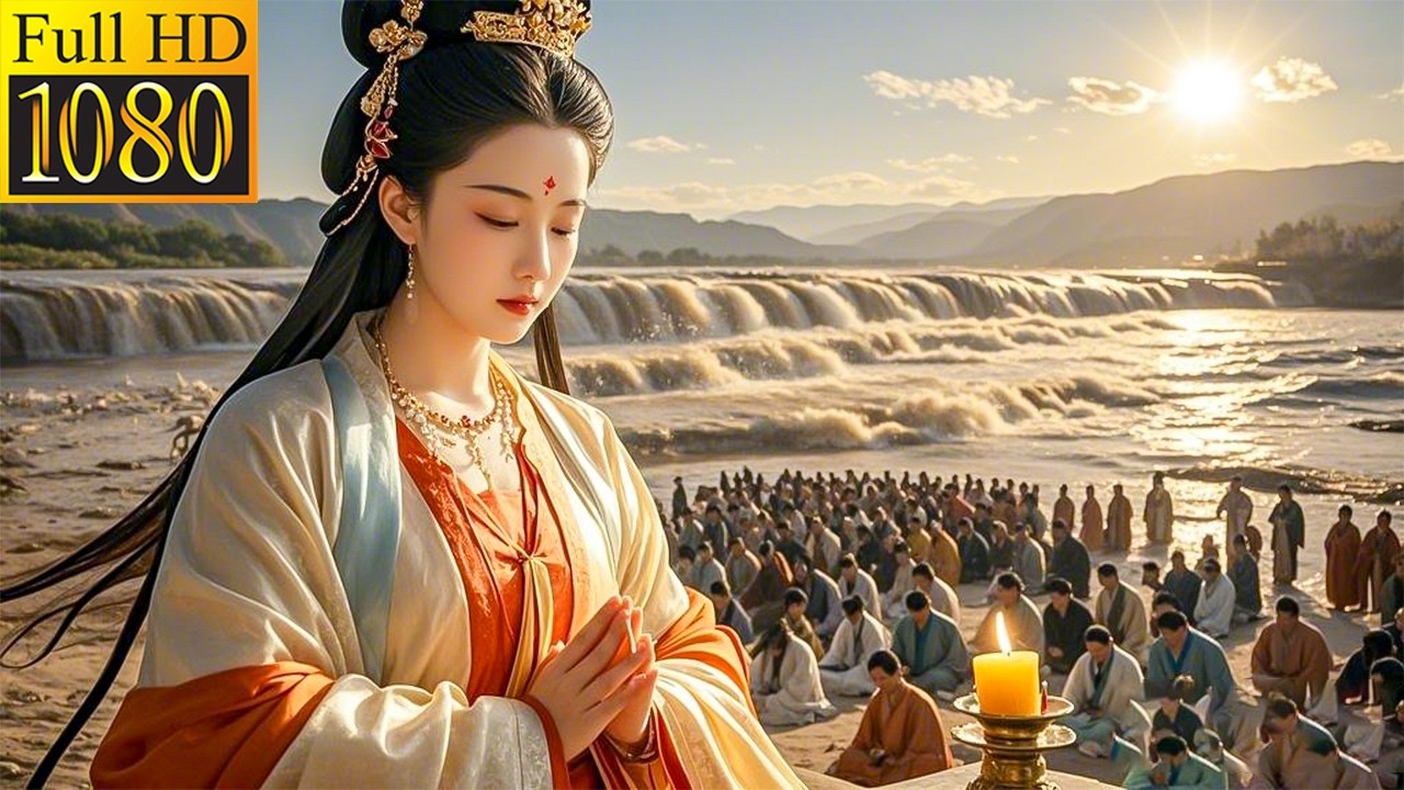 Девушка оказалась перерождением Гуаньинь, заставила Хуанхэ течь вспять и спасла всех