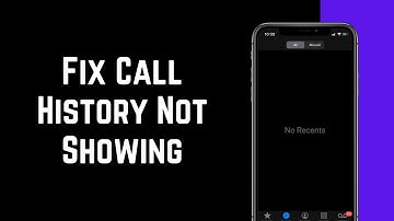 How To Fix Call History Not Showing on iPhone | Call History Missing Issue Solved