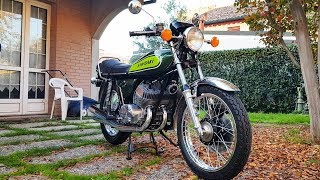 Kawasaki 2stroke 500 мотоцикл звук выхлопа!