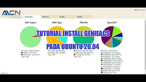 TUTORIAL INSTALASI GENIEACS PADA UBUNTU 20.04