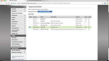 Responsive Schedule Video Tutorial