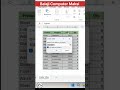 Excel me Data ko Table me Convert karna shike bilkul asani se table option ke use se Excel tricks