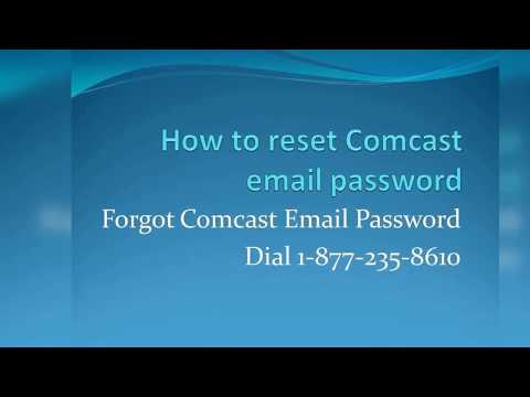 Forgot Comcast Email Password |Reset Comcast Email Password : Help To Reset