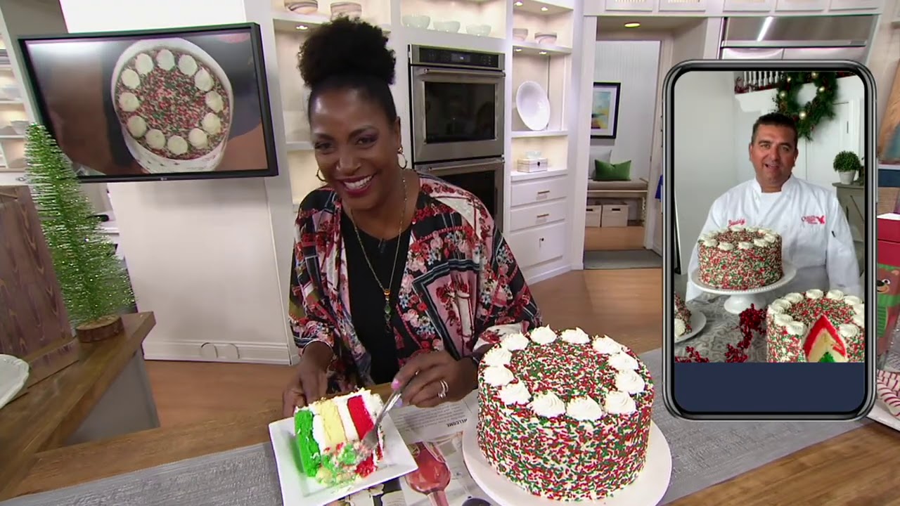 Carlo's Bakery 10" Vanilla Christmas Cake on QVC YouTube