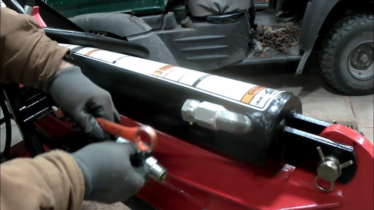 537 How I Fixed The Hyd. Leak On The Log Splitter! YouTube