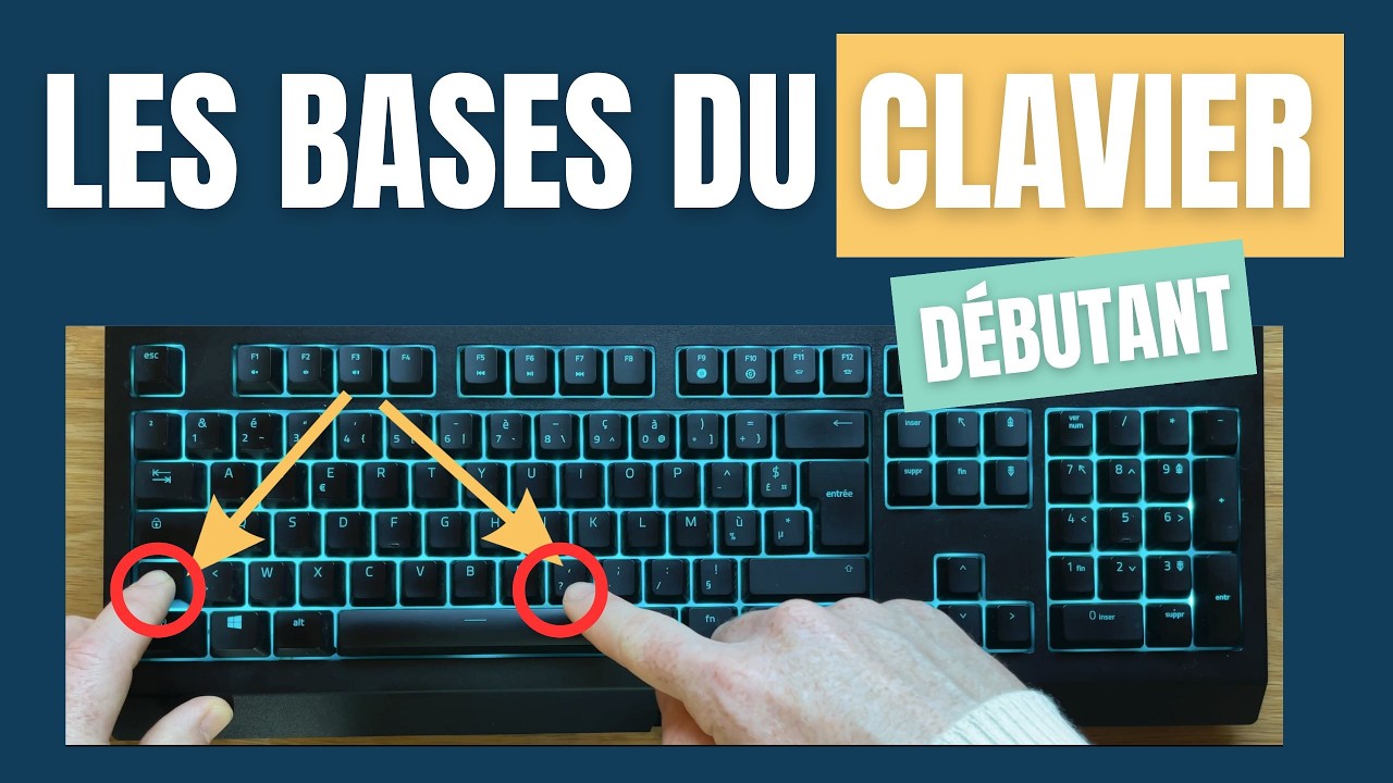 Apprendre les bases du clavier de l'ordinateur (Débutant) - YouTube