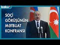 Soçi görüşünün nəticələrinə dair mətbuat konfransı - Baku TV