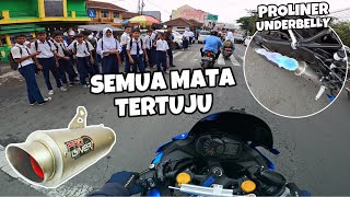 SEMUA MATA TERTUJU KE ZX25R KNALPOT PROLINER UNDERBELLY‼️ | Indonesia Motovlog (296)