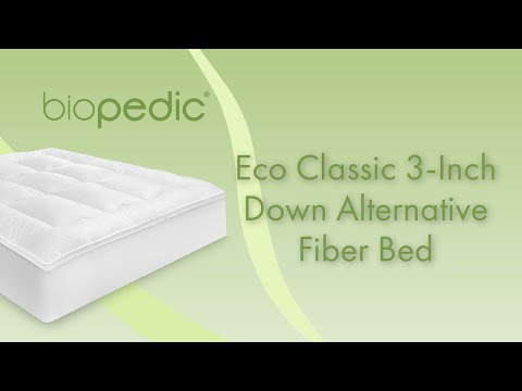 BioPEDIC® Eco Classic 3-Inch Down Alternative Fiber Bed