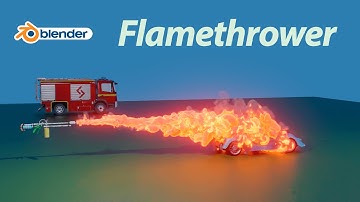 Blender addon Flamethrower