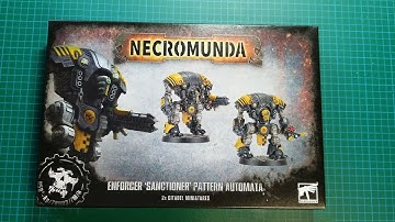 Necromunda - Enforcer "Sanctioner" Pattern Automata Unboxing & Review