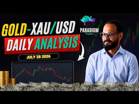 Video preview for GOLD Price Prediction TODAY | 28 JULY 2026 | #GOLD #USOIL #NASDAQ #silver. Forex Market Updates.