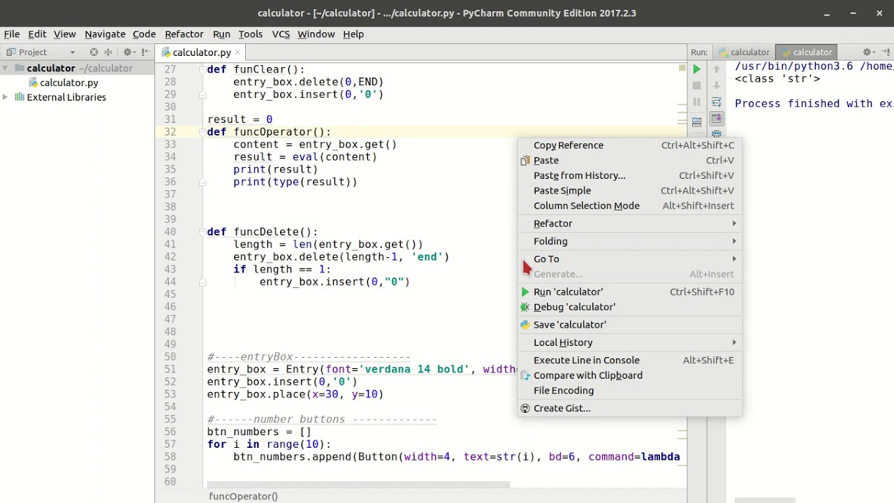 Python GUI Tutorial - 59 - Calculator - evaluating expressions - YouTube