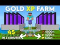 BEST Gold XP Farm In Minecraft Bedrock 1.21!