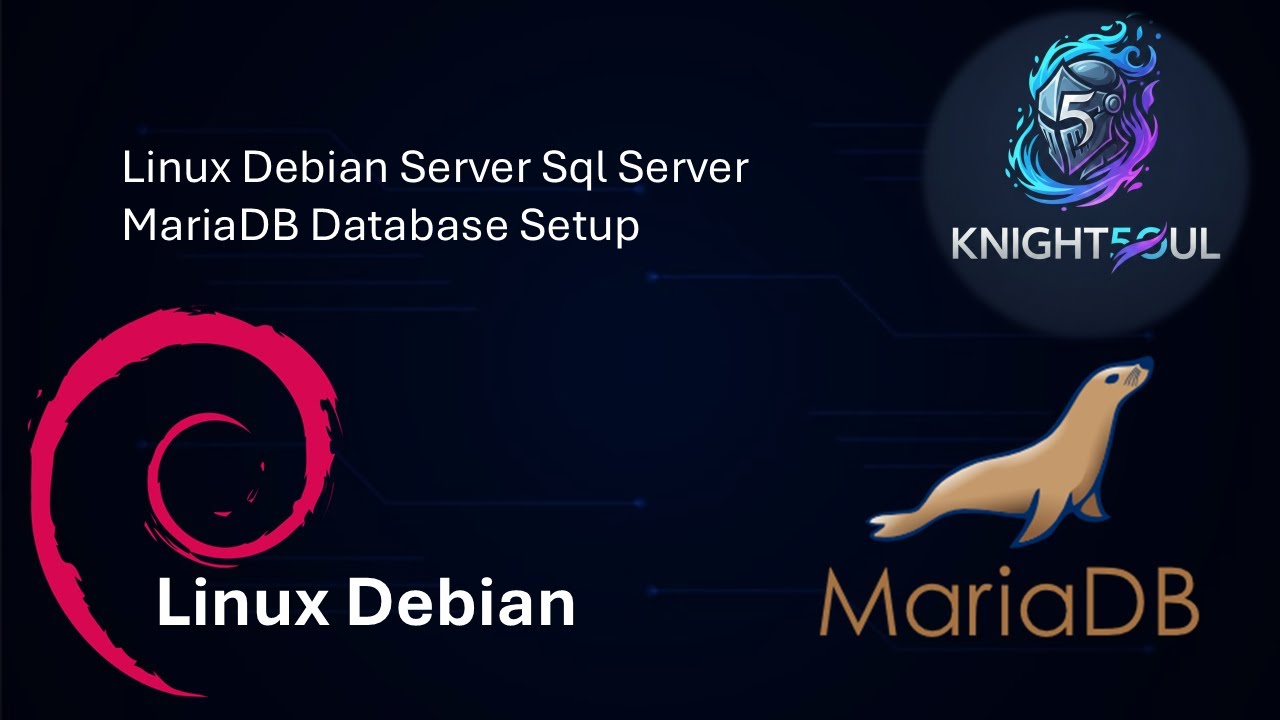 Linux Debian Server Sql Database Mariadb phpmyadmin setup - YouTube