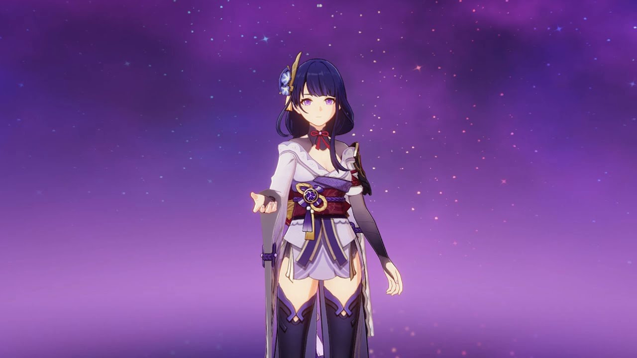 All Baal/Raiden Shogun Idle Animation Genshin Impact