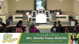 Ms.Shenika Towan McDuffie - September 2, 2023 -Leevys funeral Home