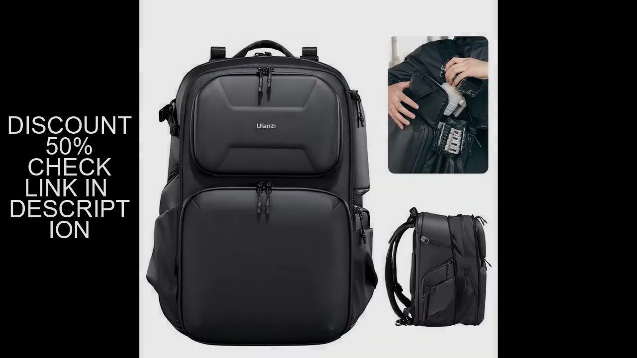 Ulanzi BP10 Hardshell Camera Backpack 35L Travel Large Capacity Storage Splash-proof Photography Sho