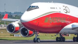 60 MINUTES PURE AVIATION - RED Boeing 747, Ilyushin IL76 ... - Aviation Highlights of July  (4K)