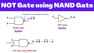 NOT Gate using NAND Gate | Electrical Engineering