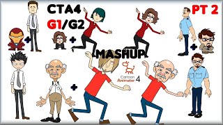 CTA4 Custom G2/G1 Characters Mashup - Convert G1 Characters to G2 Workable Character Angles   - Pt 2