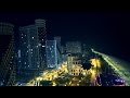 Aerial shots of night batumi  sony a7s low light king  focus production