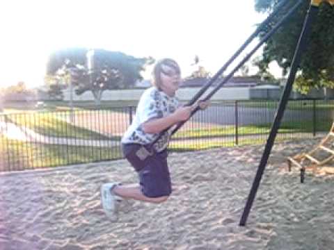 damien wright bakkflip on a swing