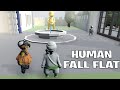 GENJI AND ROADHOG PROTECTING MANSION FROM ZOMBIES in HUMAN FALL FLAT