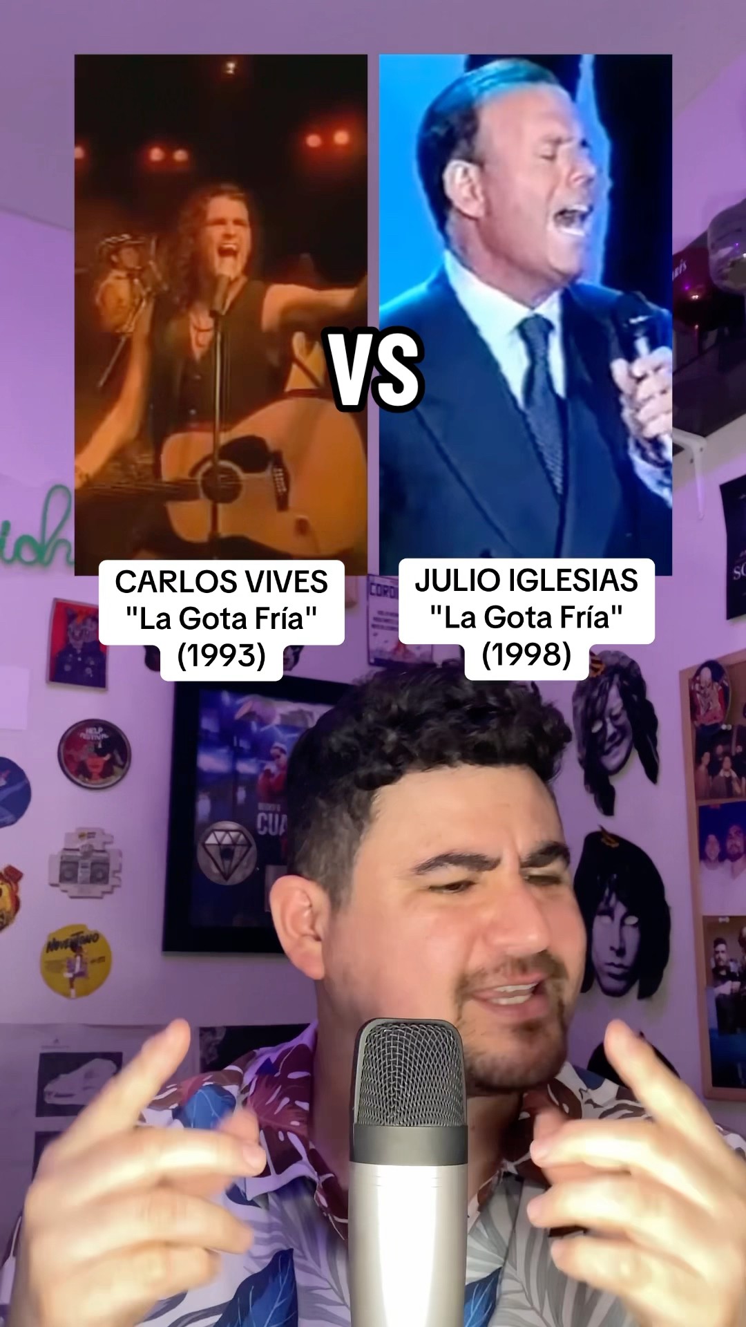 CARLOS VIVES vs JULIO IGLESIAS - La Gota Fría: ¿En quién suena MEJOR? ??