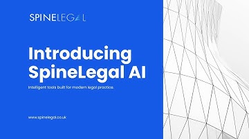 SpineLegal AI | Smarter Legal Research, Drafting & Compliance #lawfirmsoftware #spinelegal #ai