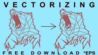 How To Vectorize Low Poly Image [FREE DOWNLOAD]