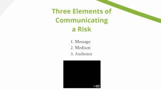 Introduction to risk and crisis communication